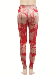 Tie Dye Butt Lifting High Rise Yoga Pants