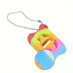 Silicone Finger Press Grip Ring Toy Halloween Christmas Gift