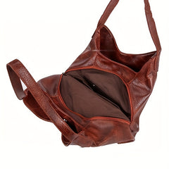 Vintage Casual Hobo Shoulder Bag Large Capacity Retro Storage Bag