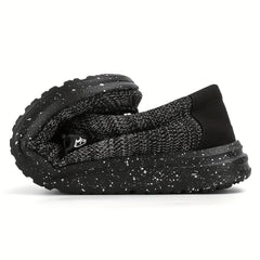Women's Soft Sole Canvas Loafers Lace Up Slip On