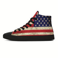 Men's Vintage Style High Top Canvas Skate Shoes