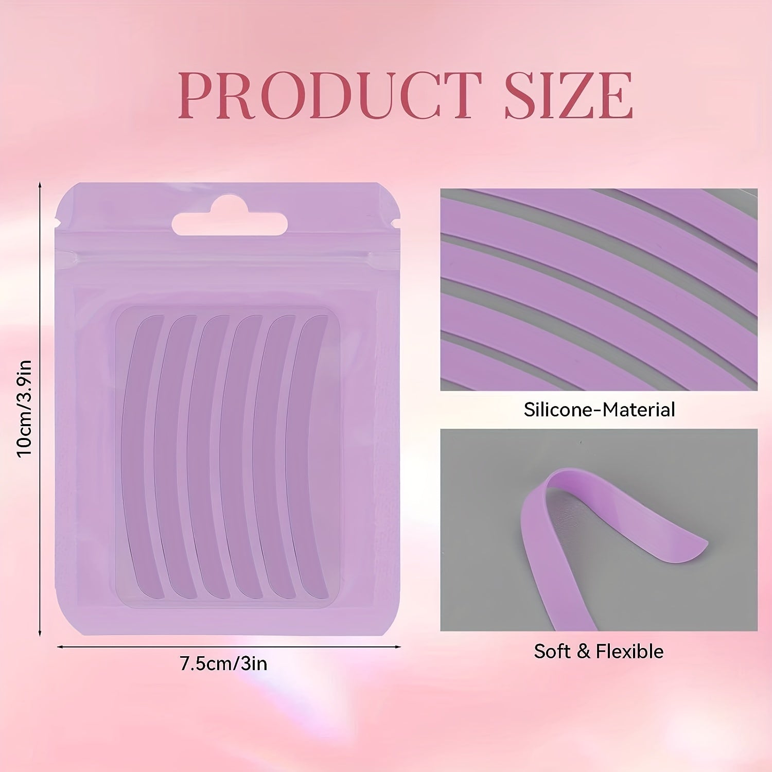 36 Pcs Lash Lift Ribbon Kit Silicone Lash Lift Pads Lash Lift Tool