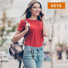 12KN Heavy Duty Locking Buckle Clip D Ring Keychain
