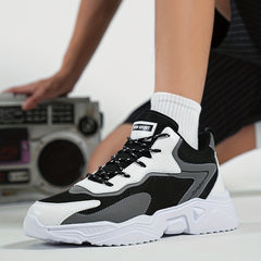 Men's Chunky Lace-Up Sneakers Dad Shoes