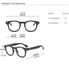 Light Blocking Glasses for Computer Reading Gaming TV Telephone Female