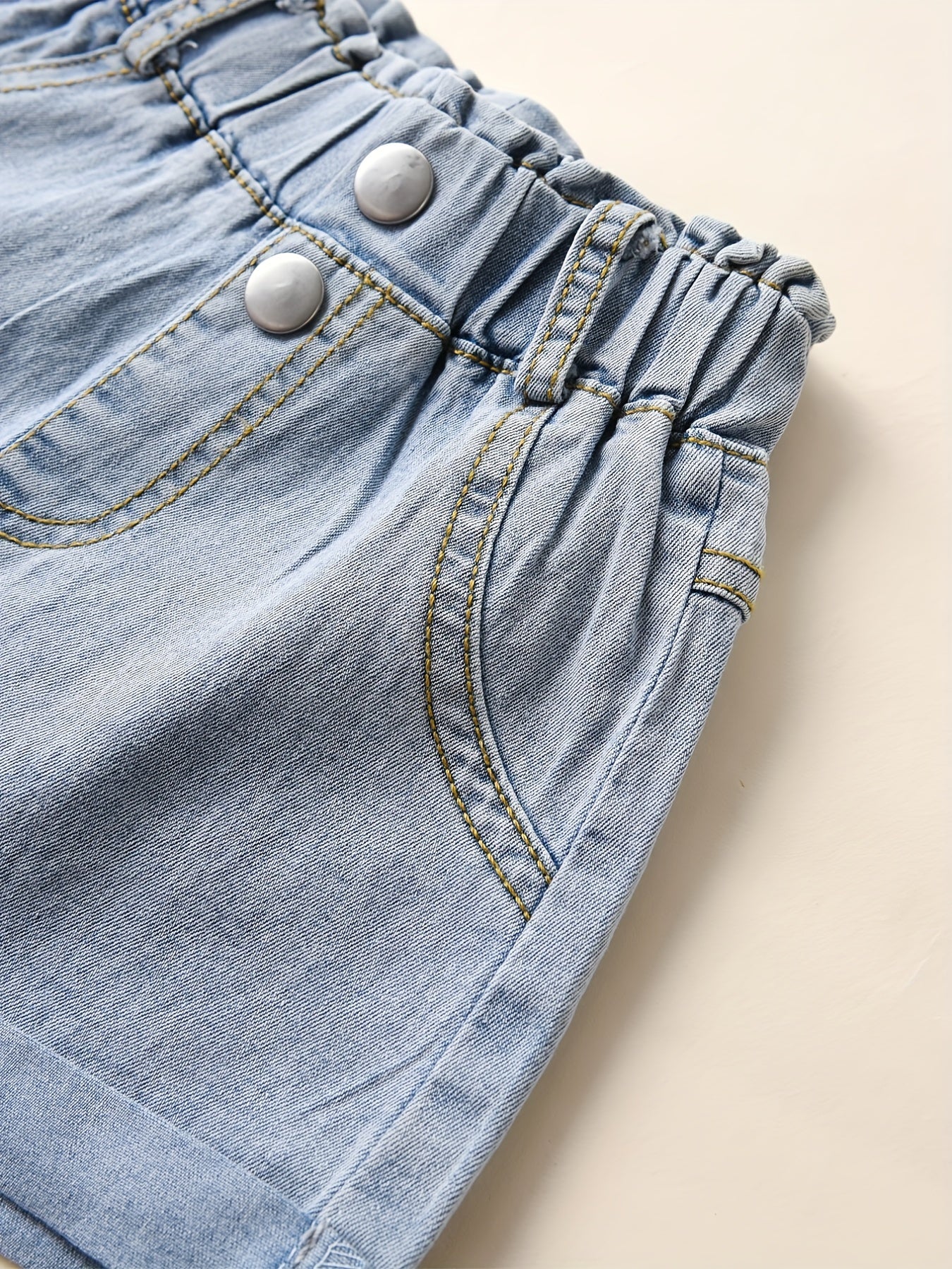 Girls Denim Shorts Comfortable Casual Pants For Summer Outdoor Kids Children