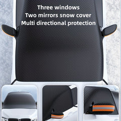 Four Seasons Motors Car Windshield Sunshade with Built-in Magnet