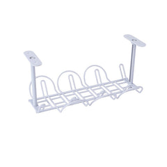 Under Desk Cable Management Storage Rack Socket Hanging Organizer
