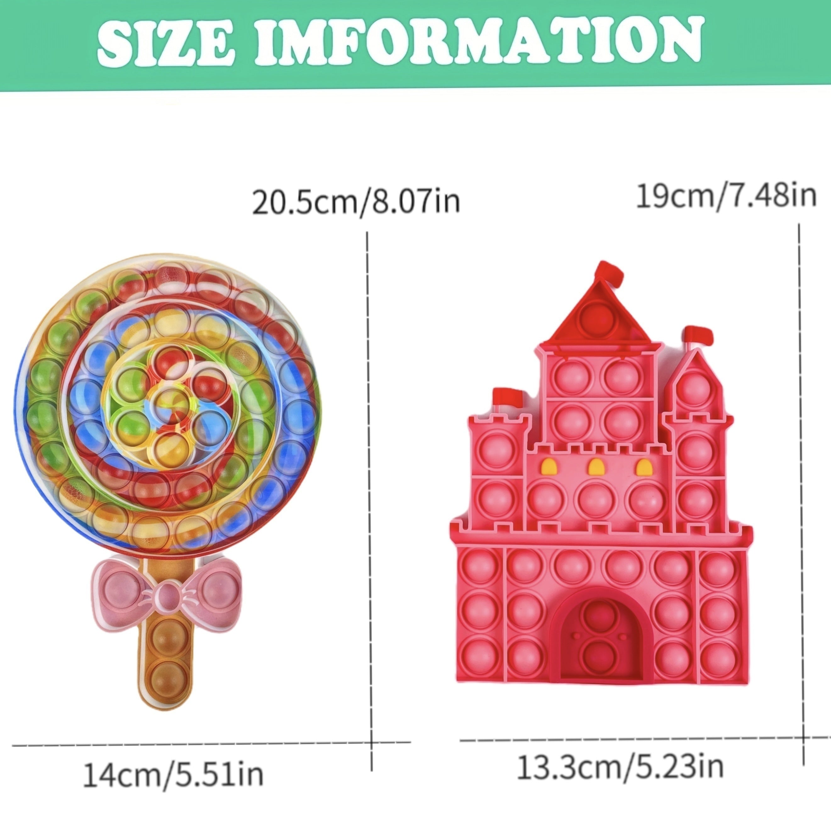 3 Pcs Sensory Toy Set Stress Relief for Adults ADHD Toys Easter Basket Fillers