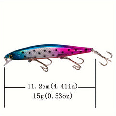 Slow Sinking Minnow Lure Bionic Jerkbait with Steel Bead