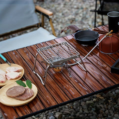 Portable Outdoor Picnics Grill Barbeque Folding Cooking Camping Hiking Grill
