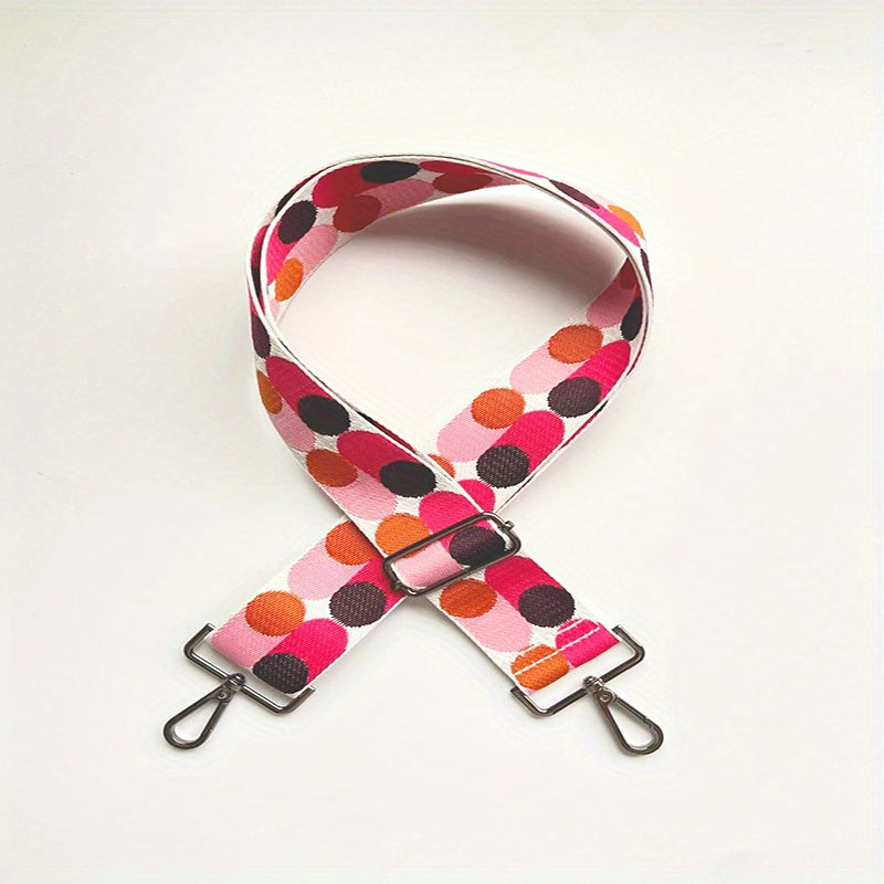 Colorful Pattern Bag Strap Adjustable Removable Strap Travel Accessories