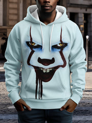Graphic Hoodie Men's Casual Loose Pullover
