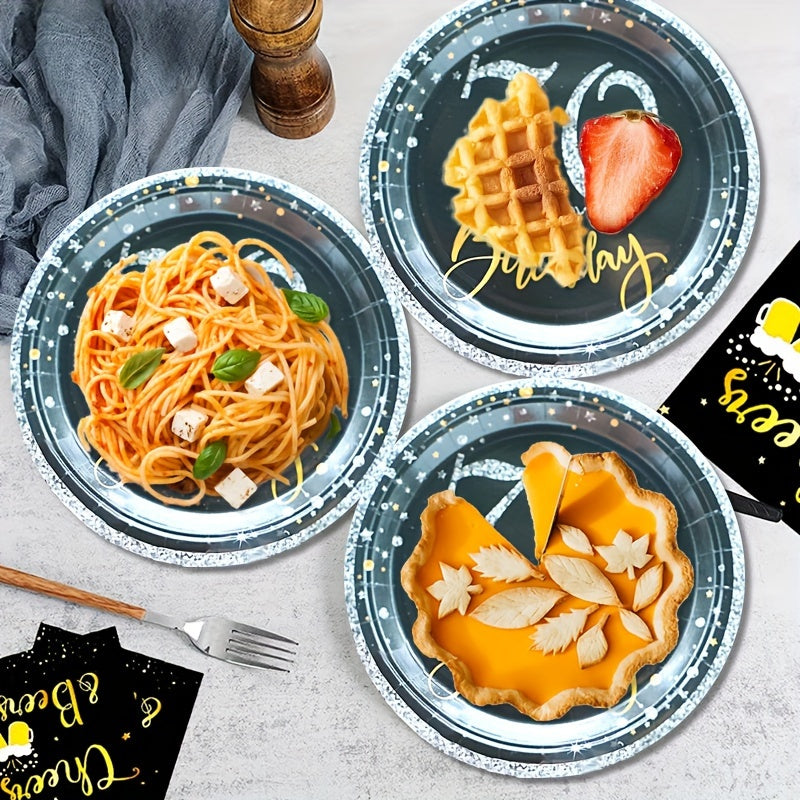 70th Birthday Cheers To 70 Years Paper Plates (20pcs)