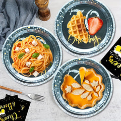 70th Birthday Cheers To 70 Years Paper Plates (20pcs)