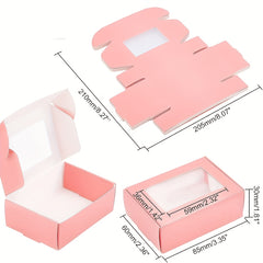 30pcs Cookie Boxes With Window Bakery Gift