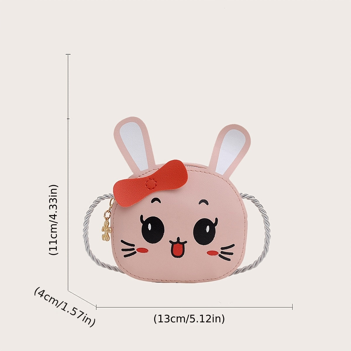 Kids Crossbody Bag Princess Cartoon Rabbit Ears Coin Purse Wallet For Girls