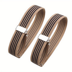 Elastic Armband Shirt Sleeve Clip Adjustable Armband for Women Men