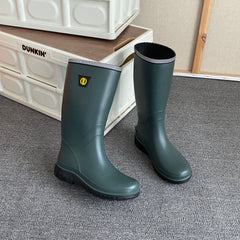 Men's Knee High Rain Boots Waterproof Non slip Outdoor Work Fishing Shoes