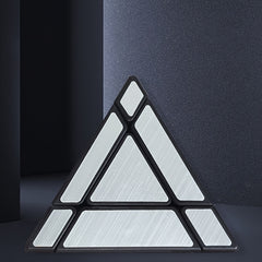 Sengso Pyramid Mirror Cube Speed Puzzle ABS Resin Mixed Colors