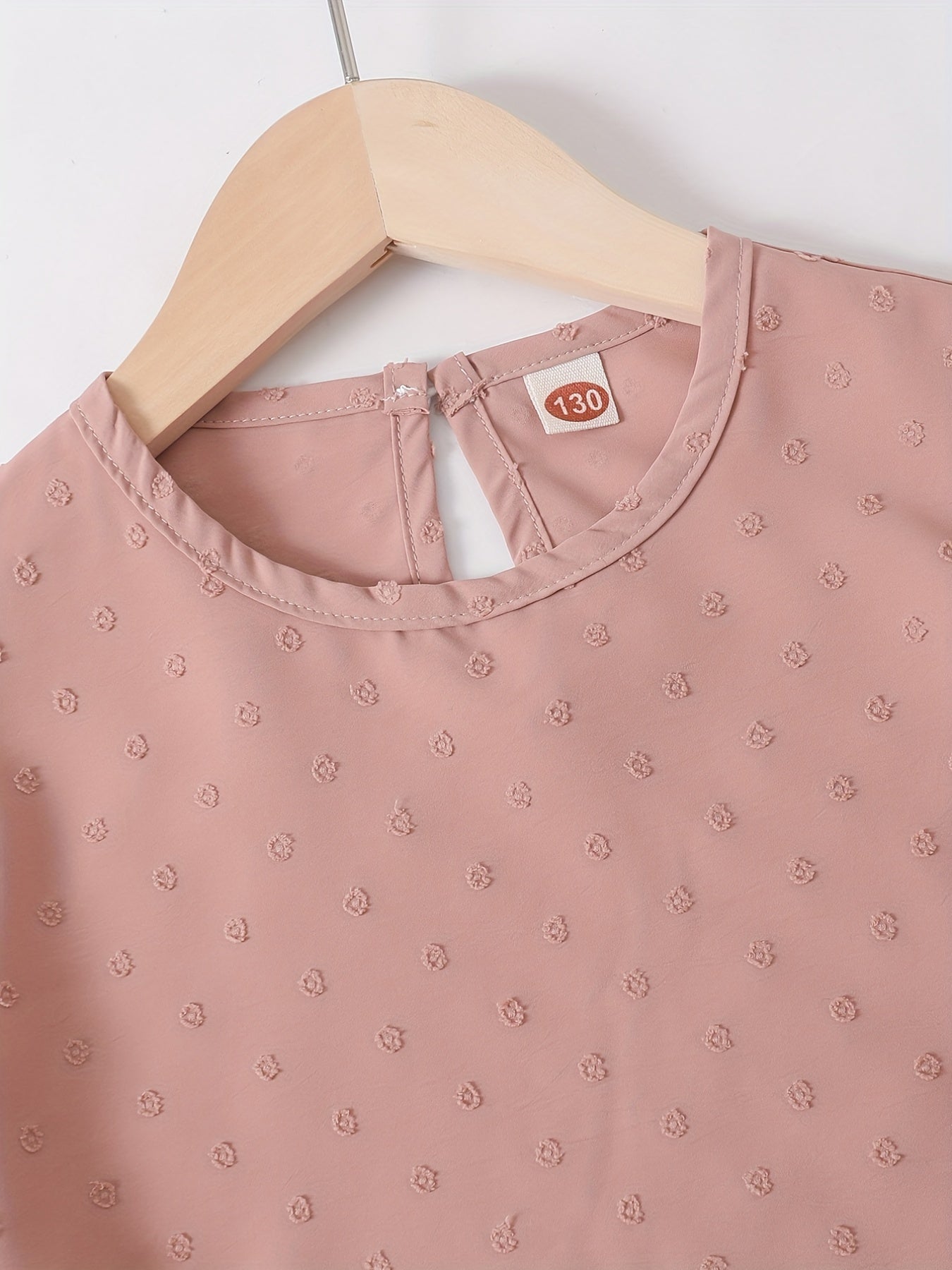 Girls Flared Sleeve Blouse For Summer Holiday Party