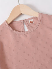 Girls Flared Sleeve Blouse For Summer Holiday Party