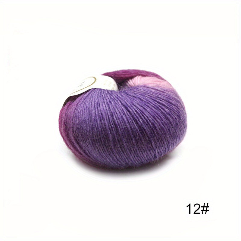 2pcs Colored Yarn Hand Knitting Yarn Crochet Yarn - 100g