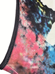 Casual Jumpsuit Women's Plus Floral Print V Neck Harem Jumpsuit
