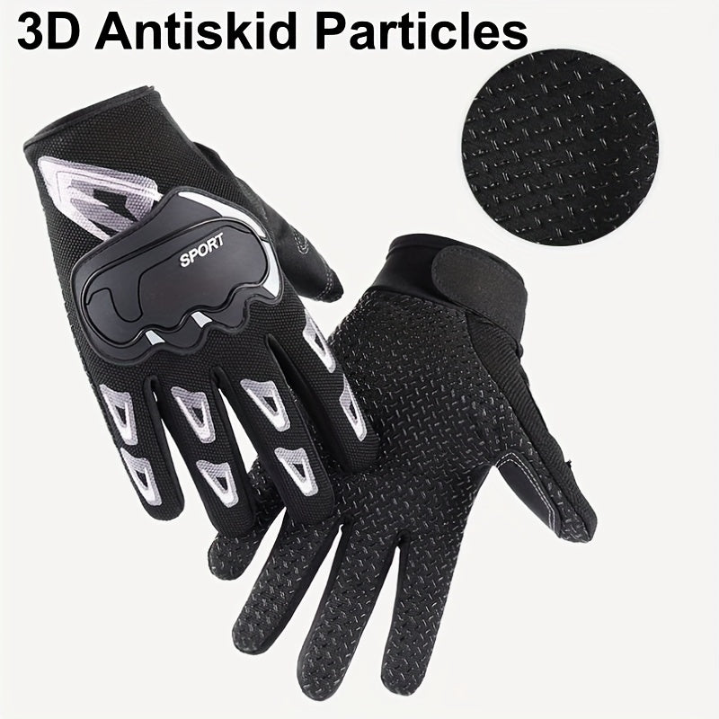 1pair Outdoor Non-slip Windproof Half-finger Gloves For Cycling Driving