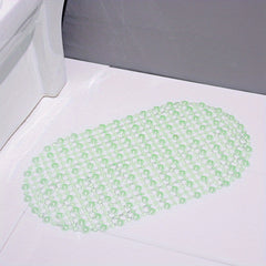 Non Slip Bath Tub Mat PVC Shower Mat With Drain Hole