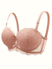 Lace Push Up Bra Comfy & Breathable Women's Lingerie