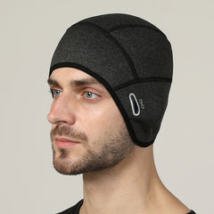 Winter Warm Hat Outdoor Riding Helmet Men Women Windproof Lined Motorcycle Bike
