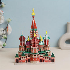 Castle Halloween Paper 3D Puzzle DIY Model Kids Toys Holiday Gift