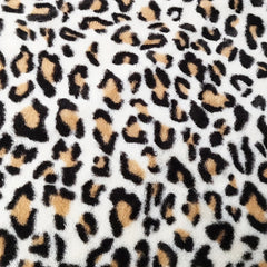 Little Rabbit Hair Printed Fabric Rabbit Plush Large Leopard Costume Toy Flannel