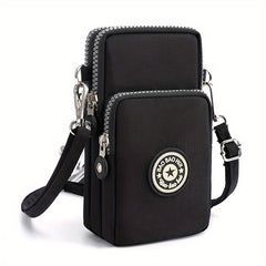 Mini Nylon Crossbody Bag Women's Pocket Phone Purse 7 1 3 9 Inch