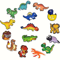 23pcs Dinosaur Shoes Charm PVC Cartoon Shoes Charms DIY Accessories