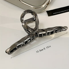 2pcs Metal Hair Claw Ponytail Holder Shark Claw Hair Accessories