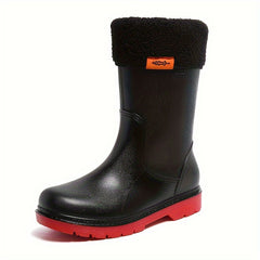 Women's Waterproof Chunky Rain Boots Outdoor Fishing Rain Boots