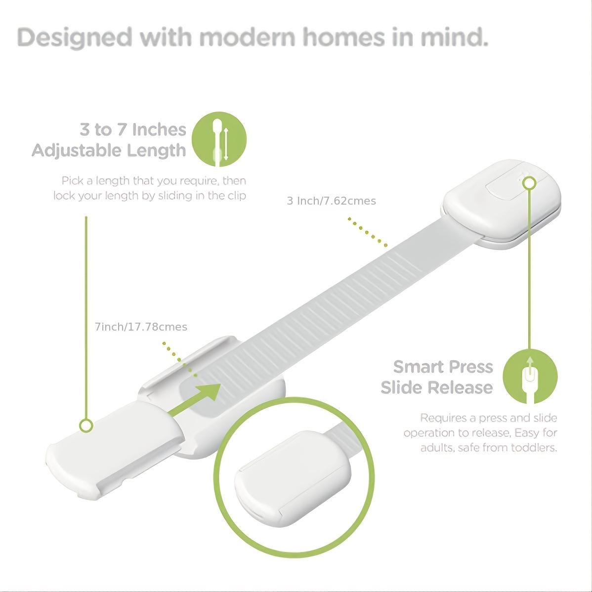 4pcs Baby & Children Locks Secure Drawer Refrigerator Cabinet