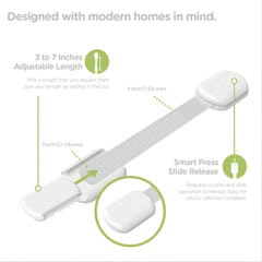 4pcs Baby & Children Locks Secure Drawer Refrigerator Cabinet