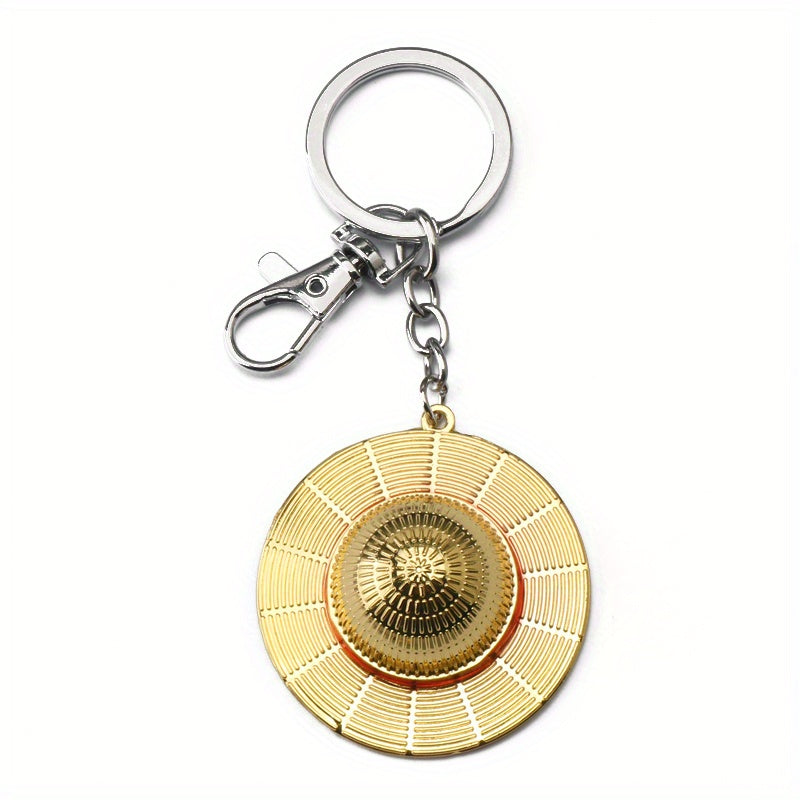Anime Keychain Cosplay Unisex Keyrings Straw Hat Pendant Alloy Key Chains