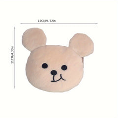 Cartoon Bear Coin Purse Plush Keychain Pendant Storage Bag