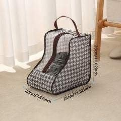 3D Clear Hangable Shoe Storage Bag Waterproof Boots Storage Bag
