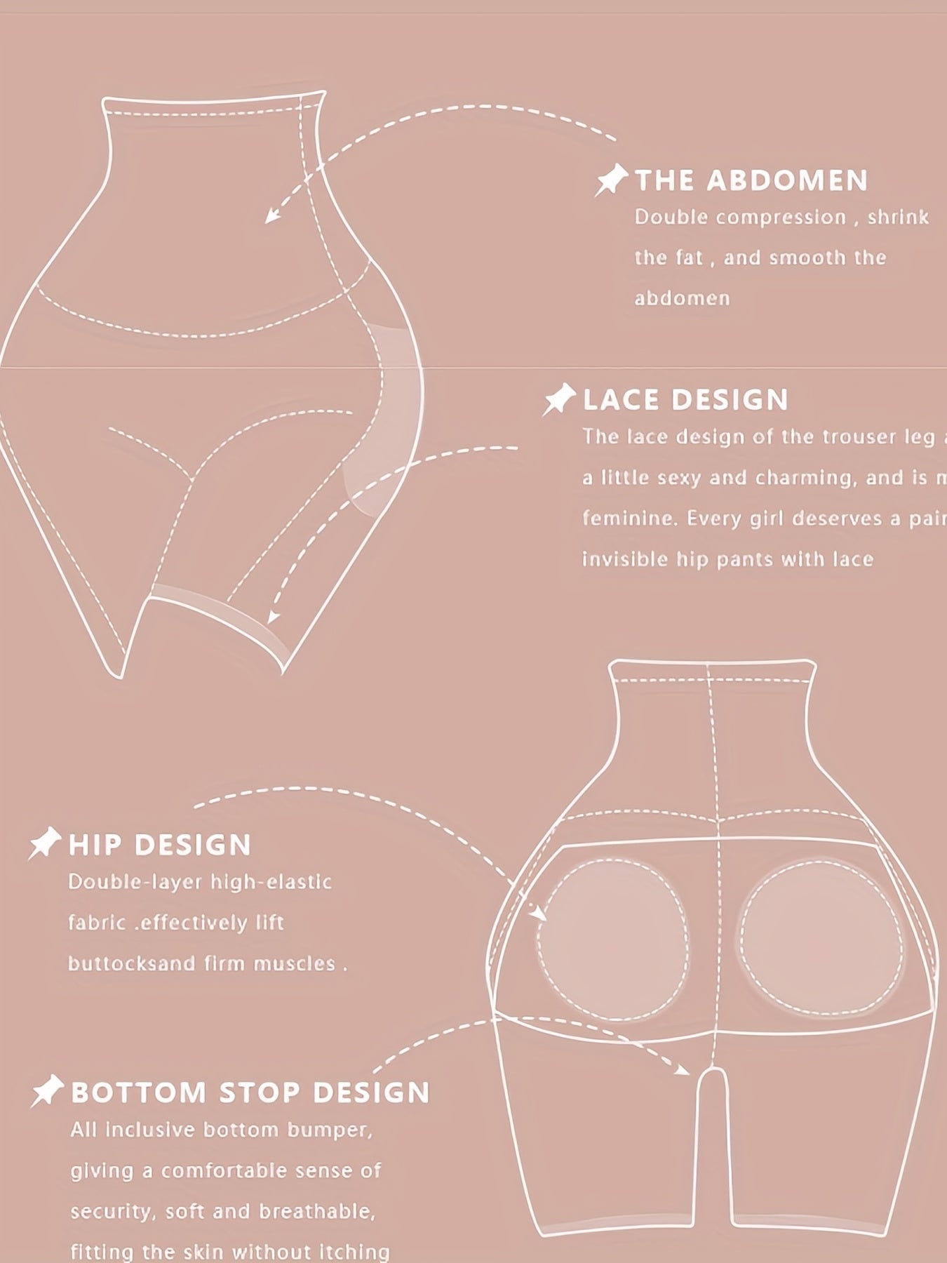 High Waist Tummy Control Compression Shorts