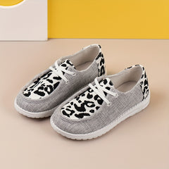 Girl's Canvas Loafer Shoes Slip On Casual Sneakers