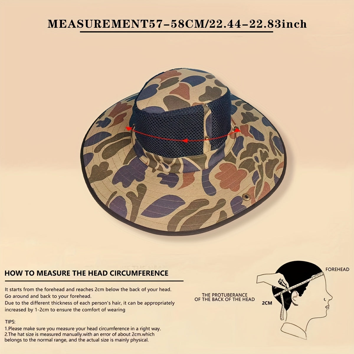 Anti-Mosquito Sunshade Fishing Hat for Men and Women