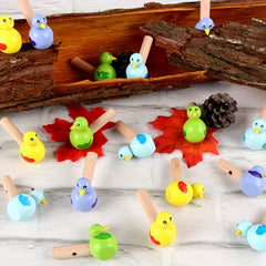 Wooden Toys Mini Whistle Bird Educational Music Toys