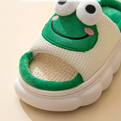 Kids Cartoon Slippers Non Slip Lightweight Open Toe Slippers for Indoor Home