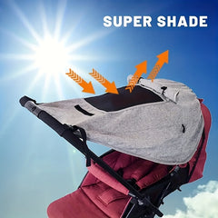 Two Way Baby Stroller Sunshade Canopy