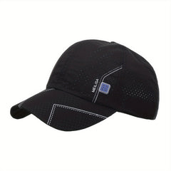 Quick Drying Baseball Cap Thin Breathable Solid Golf Sun Hat Adjustable